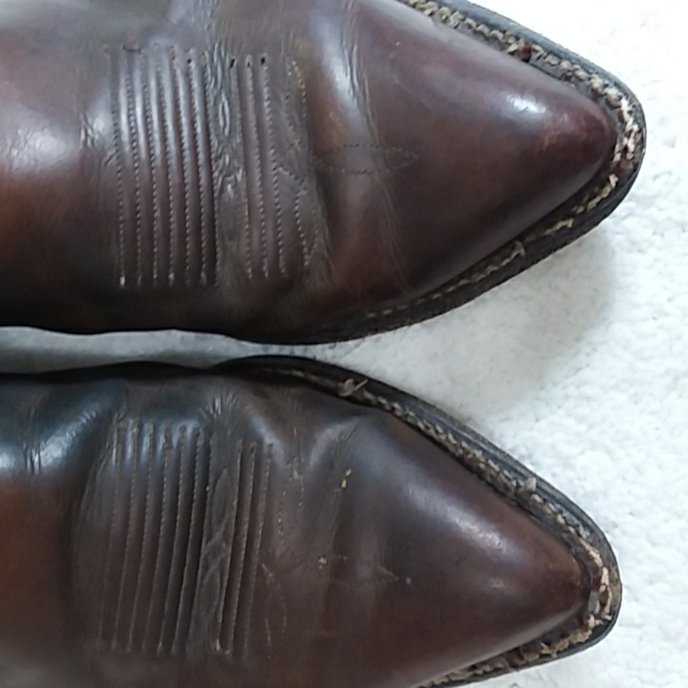 Tony Lama Mens Western Cowboy Boots - Picture 8 of 9